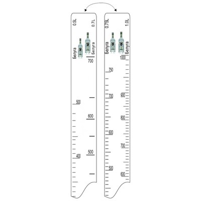 Барная линейка "Водка Белуга" (500мл/700мл/750мл/1мл), P.L. Proff Cuisine 81250026
