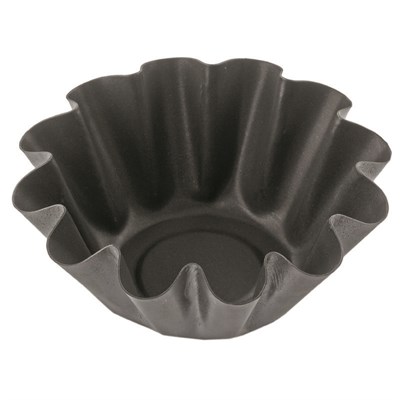 Форма гофрированная для кексов, 150 мл, 5*10,2 см, h 4 см, сталь с тефлоновым покрытием, 92100161