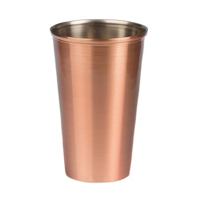 Стакан 400 мл, металл с медным напылением, d вырх 8,5 см,d низ 6 см,P.L. - BarWare King 99000188