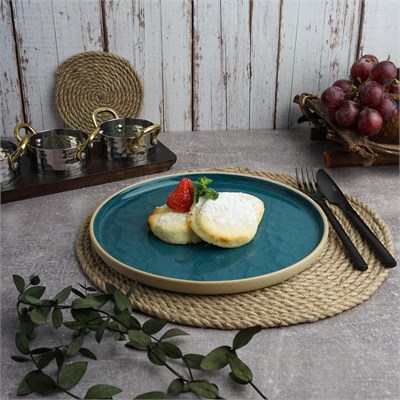 Тарелка с бортом Blue Taiga d=23,4 см, h=1,7 см, P.L. Proff Cuisine 81270215