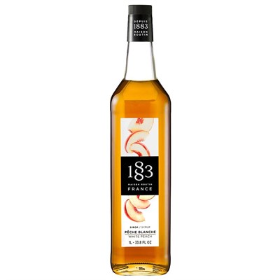 Сироп 1883 Maison Routin "Белый персик" (White Peach), 1 л, стекло 81231001