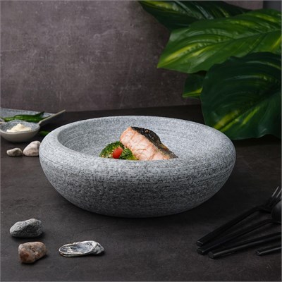 Блюдо для подачи d=27,5 см, h=8 см, Stone Untouched Taiga, P.L. Proff Cuisine 81250113