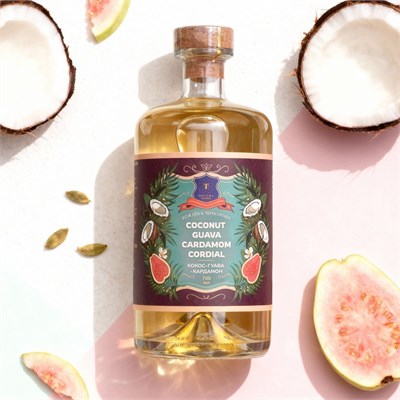 Напиток безалкогольный, КОРДИАЛ-КОКОС-ГУАВА-КАРДАМОН, бренд "Tinctura Anima", 700 мл. 81222666