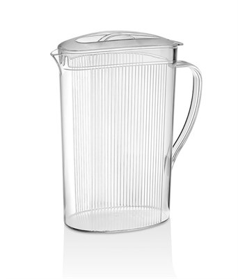 Кувшин 2,2 л. h=240 мм. с крышкой Питчер, поликарбонат прозрачн. GP /1/12/ 80018