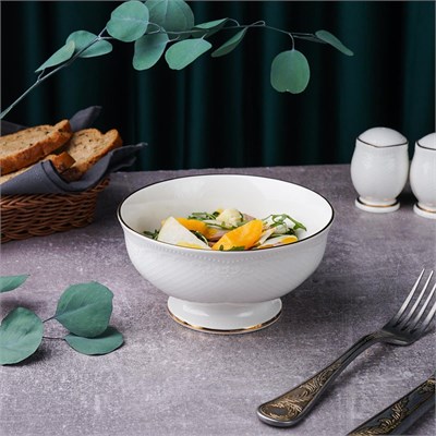 Салатник 15 см, фарфор, 600 мл, "Aristocrat-Gold".
Noble 81229577