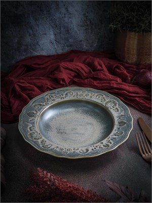 Тарелка глубокая / для пасты 470 мл, d 26,5 см h 5 см, фарфор, Vintage CDF VN 04