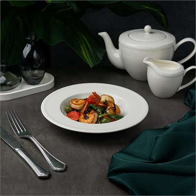 Тарелка глубокая 22,5 см, 300 мл, фарфор "NOBLE" серия "APPEAL" 81220354