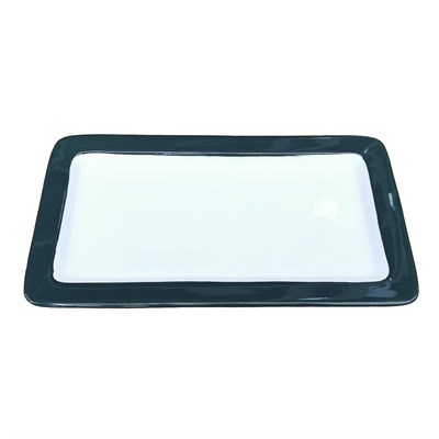 Гастроемкость 1/3-20 (32,5*17.6*2 см), зеленый борт, фарфор, P.L. Proff Cuisine 81221553