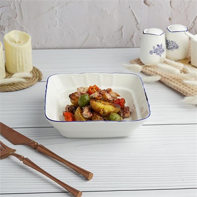 Салатник квадратный 16*16 см, 400 мл, коллекция "Sea Flower"  P.L. 81222331