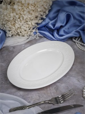 Блюдо овальное 36x26,5 см h 3,2 см фарфор, Primavera CDF PR23