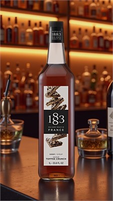 Сироп 1883 Maison Routin Хрустящая ириска (Toffee Crunch), 1 л, стекло 81230094