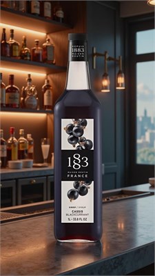 Сироп 1883 Maison Routin Черная смородина (Blackcurrant), 1 л, стекло 81230013