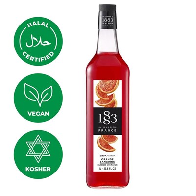 Сироп 1883 Maison Routin Красный апельсин (Blood Orange), 1 л, стекло 81230061