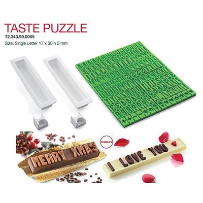 Набор кондитерский, силикон, Silikomart "Английский алфавит", 17*30 см, h 5 мм, Италия 3150395