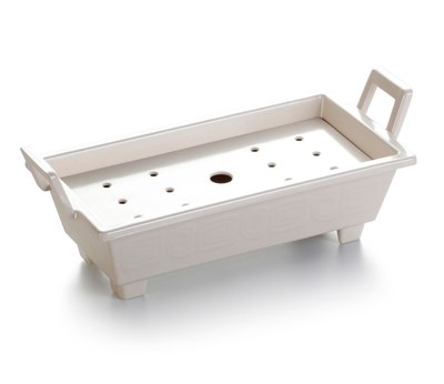 Блюдо,поднос меламиновый, белый 34.8*15.9*12.7см  P.L. 81290070