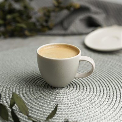 Чашка кофейная 100 мл,фарфор "NOBLE" серия "Fine Plus-Light Grey" 81229599