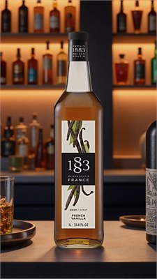 Сироп 1883 Maison Routin Французская ваниль 2881 ( French Vanilla), 1 л, стекло 81230034