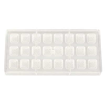 Форма для шоколада "Квадрат" 24 ячейки 21*18*13 мм, поликарбонат, P.L. Proff Cuisine 73038007