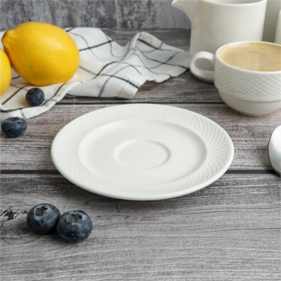 Блюдце д/кофейной чашки 13 см,фарфор "NOBLE" серия "IMPRESS" 81221511