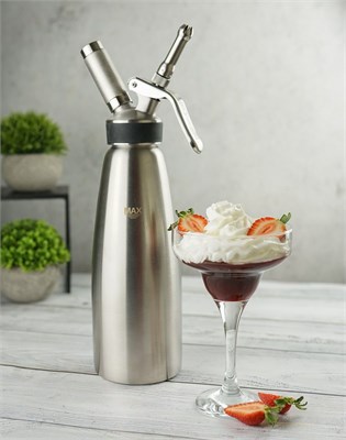 Сифон (кремер) для взбивания сливок,нержавеющая сталь, 1 л, P.L.- Barbossa 81221540