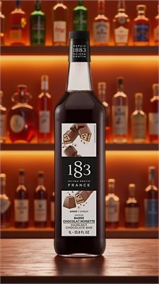 Сироп 1883 Maison Routin Шоколадный батончик (Chocolate-Hazelnut Bar), 1 л, стекло 81233021