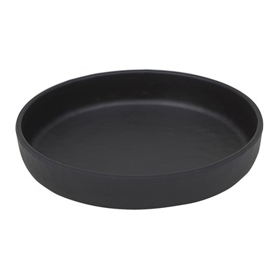 Блюдо,тарелка меламиновая  12*2,6см  P.L. BLACK FINISH 81222112