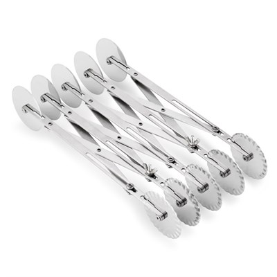 Нож роликовый для теста раздвижной,двойной, нержавейка, P.L. 81240886