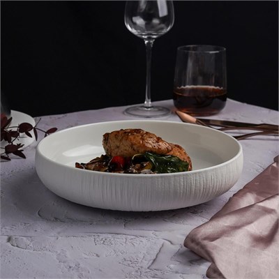 Салатник  d=22.5 см, h=5.5см,  1,4л, фарфор,серия "Frost White Moon",  P.L. - Proff Cuisine 81222598