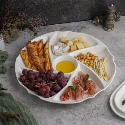 Менажница на 6 отделений, d 40 см,-2025  P.L. Proff Cuisine 81222700