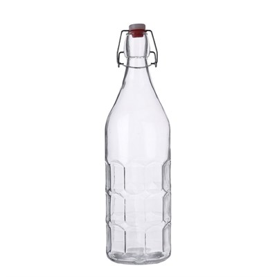 Бутылка прозрачная с крышкой 1 л, стекло, P.L. Proff Cuisine 81280464