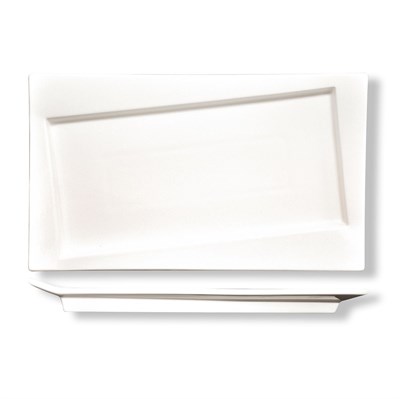 Блюдо прямоугольное со смещенным дном 30,5*18 см, P.L. Proff Cuisine 99000082