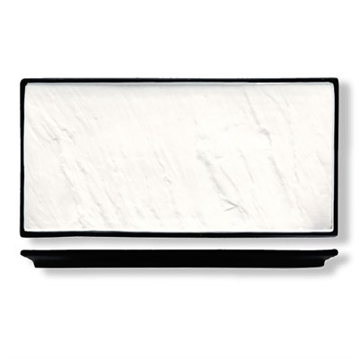 Блюдо 31*14 см с черным основанием, фарфор, P.L. Proff Cuisine 99000157