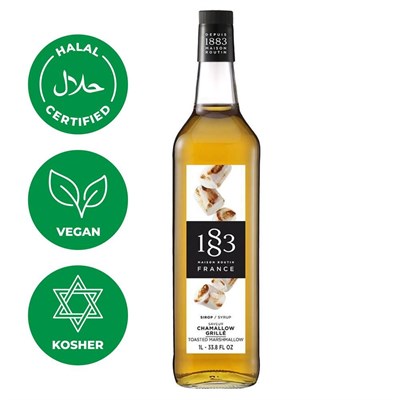 Сироп 1883 Maison Routin Жареный маршмеллоу (Toasted Marshmallow), 1 л, стекло 81230015