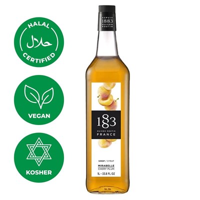 Сироп 1883 Maison Routin Слива Мирабель (Cherry Plum), 1 л, стекло 81230050