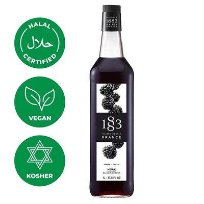 Сироп 1883 Maison Routin Ежевика (Blackberry), 1 л, стекло 81230053