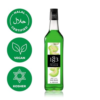 Сироп 1883 Maison Routin Мускусная Дыня (Musk Melon), 1 л, стекло 81233039