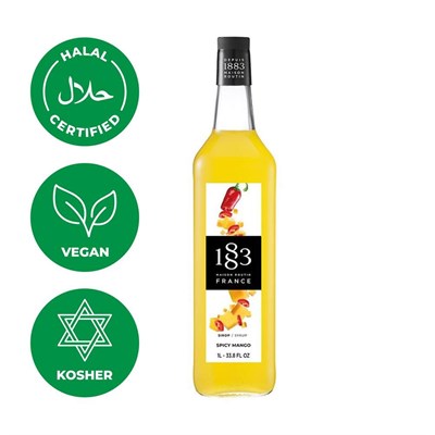 Сироп 1883 Maison Routin Пряное Манго (Spicy Mango), 1 л, стекло 81233040
