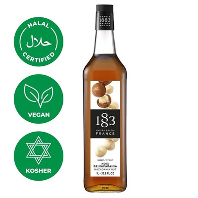 Сироп 1883 Maison Routin Макадамия (Macadamia nut), 1 л, стекло 81230058