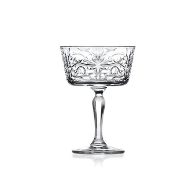 Бокал блюдце для шампанского RCR Luxion Tattoo 260 мл, хрустальное стекло, Италия 81262013