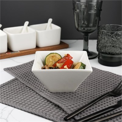 Салатник 350 мл, 12.5*12.5 см квадратный, P.L. Proff Cuisine 99004037