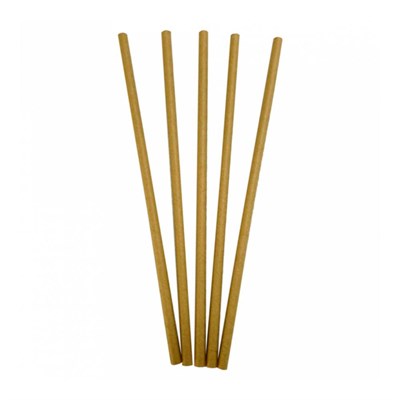 Трубочки бумажные коктейльные 0,6*20 см, крафт,(1упаковка= 250 шт), Garcia de PouИспания 81211318