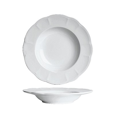 Тарелка глубокая 23 см, фарфор "NOBLE" серия "Retro Ritz & Bella-White" 81233091