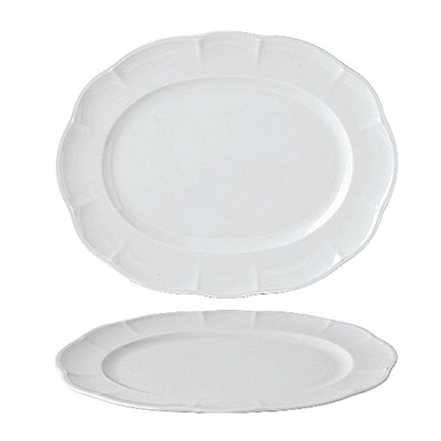 Блюдо овальное 34 см, фарфор "NOBLE" серия "Retro Ritz & Bella-White" 81233093