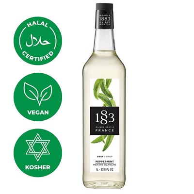 Сироп 1883 Maison Routin Мятный (Peppermint), 1 л, стекло 81230070