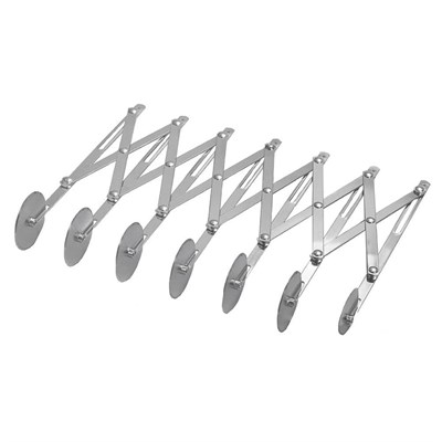 Нож роликовый для теста раздвижной, 7 лезвий, нержавейка, P.L. 71002913