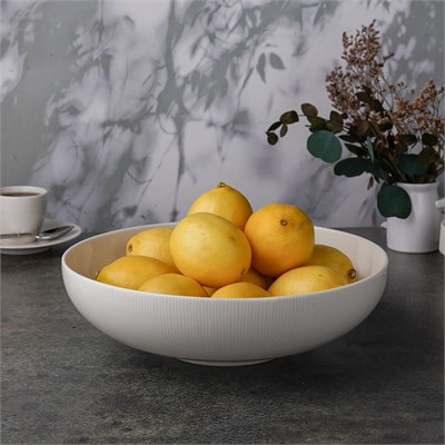 Салатник 2,6 л, d26см, h7.7см, фарфор "NOBLE" серия "NEO SILK" 81222359