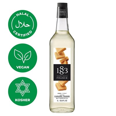 Сироп 1883 Maison Routin Ириска (Butterscotch), 1 л, стекло 81230012