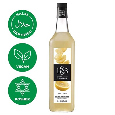 Сироп 1883 Maison Routin Грейпфрут (Grapefruit), 1 л, стекло 81230065