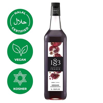 Сироп 1883 Maison Routin Гранат (Pomegranate), 1 л, стекло 81230037
