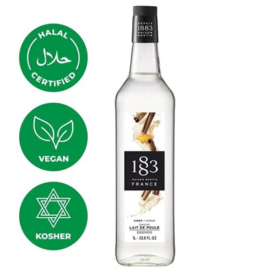 Сироп 1883 Maison Routin Гоголь-моголь (Eggnog), 1 л, стекло 81230041